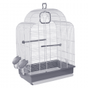 Jaula para pájaros Voltrega 648 Blanca y Gris