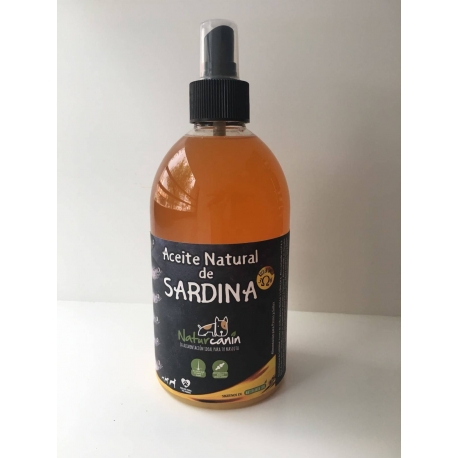 Complemento alimenticio para perros Aceite Natural de Sardina